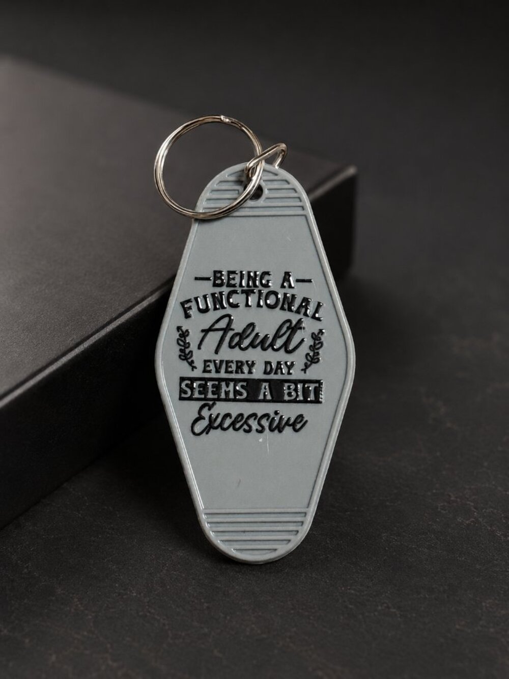 NWT Functional Adult Retro Motel Keychain | Funny Acrylic Keychain Gift